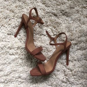 Dusty rose minimalist heels